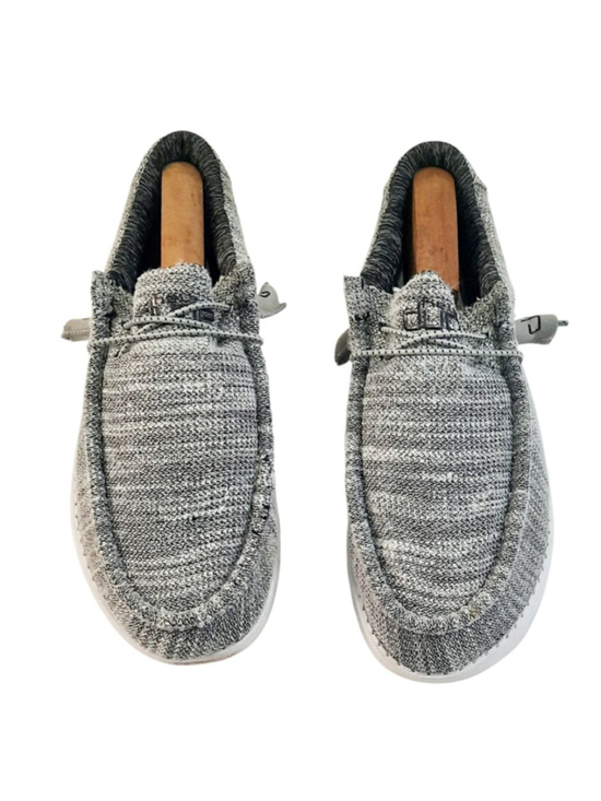 Hey Dude Men’s Wally Stretch Mix Slip-On Shoes Color Granite Size 10 main image 4